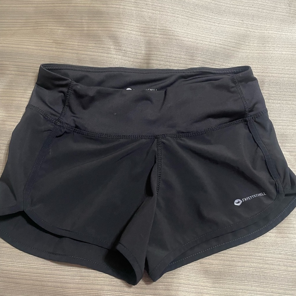 FayetteChill Black Active Shorts